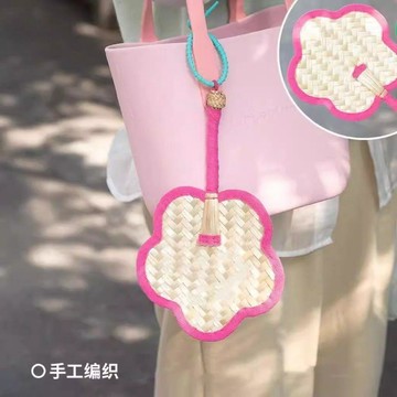 ✨全網最低價☜桃園出貨✨2026年新款迷你愛心蒲扇成品夏季公主麥稈扇花瓣圓形桃心扇子