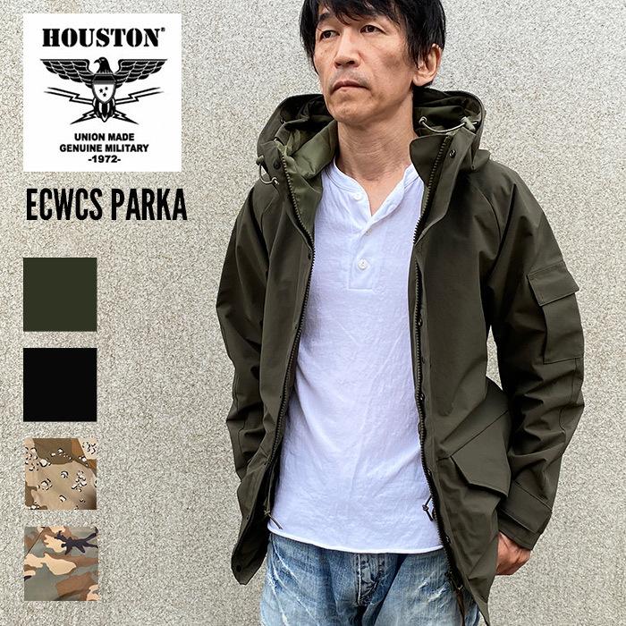 ECWCS パーカー HOUSTON ヒューストン ジャケット gen1 parka ナイロン 軍物 ミリタリージャケット カモフラージュ ブラック  L XL | LINEブランドカタログ