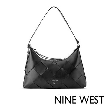 NINE WEST KITRA  編織造型肩背包-黑色(577172)