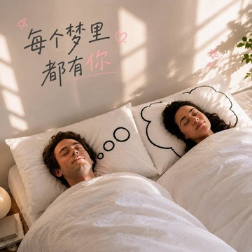 新上架👉【夢見你枕頭】創意水洗棉宿舍家用情侶單人創意枕套個性柔軟舒適交換禮物 送朋友禮物