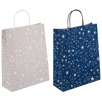 手提紙袋(星星)-2入(顏色隨機出貨)