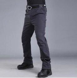 （熱門爆品）（萬人回購）EE百貨側衛鯊魚皮軟殼褲秋冬防水執政官特種兵長褲戰術褲男軍迷修身春夏