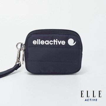 【ELLE ACTIVE】輕量多功能隨身小包/ 零錢包/ 手腕包/ 手拿包-深藍色 (EA25S2FB701-39)
