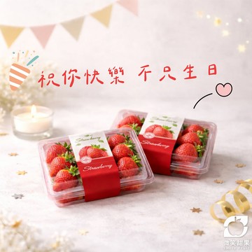 生日送禮首選【微笑甜果】台灣草莓禮盒・當季水果・新鮮直送・高顏值送禮・草莓禮盒・冷藏配送・快速出貨