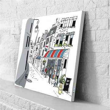 【日本 VisualSonic】藍牙畫布音箱- Cafe