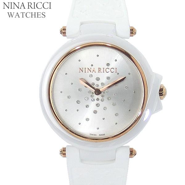 ニナリッチ NINA RICCI 腕時計 レディース N068003 ホワイト