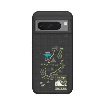 Pixel 8 Pro SolidSuit 黑 - Nature Explorers 自然探索指南 - 探索指南（夜晚的阿爾卑斯山）