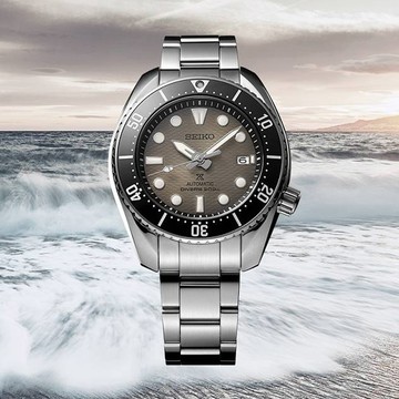 SEIKO 精工 Prospex 陶瓷圈相撲200米潛水機械錶/45mm 6R35-02C0N(SPB323J1)