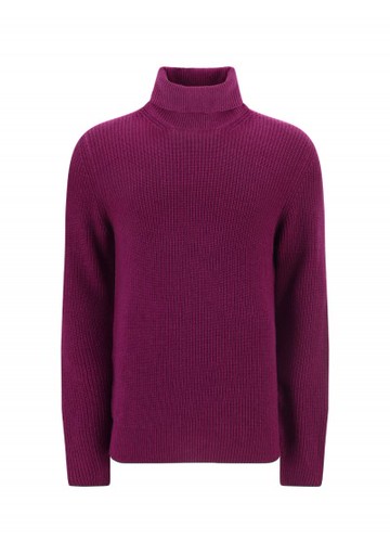 Palto - Turtleneck Sweater - Mens - Purple