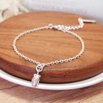 ART64 純銀 幸福莓滿 草莓 925純銀手鍊 女生手鍊