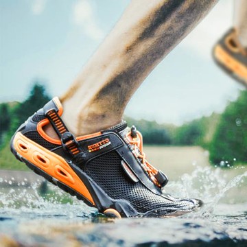 悍途溯溪鞋男速干夏季戶外登山透氣朔溪釣魚防滑男鞋沙灘涉水鞋女