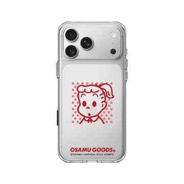 iPhone 17 Pro Max Clear Case（相機按鈕） 透明 - OSAMU GOODS - 多彩系列-Jill