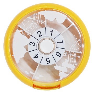 Fullicon 護立康 7日旋轉圓型藥盒 側開設計 七格結構 方便攜帶  1個