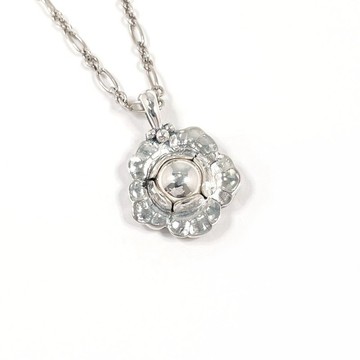 【日本直送 二手美品】Georg Jensen 喬治傑生 項鍊 年度墜飾 2002 花卉圖案 銀 925