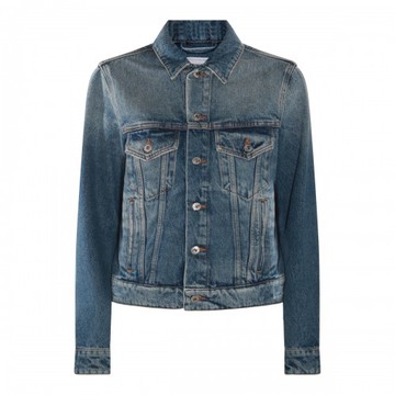 Off-white - Blue Cotton Denim Jacket 38