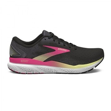 Brooks Ghost 16 女 慢跑鞋 運動 休閒 輕量 支撐 緩衝 彈力 黑 粉紅 [1204071B074]