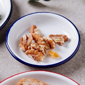 英國 Falcon 10 公分琺瑯醬料小碟 經典藍邊