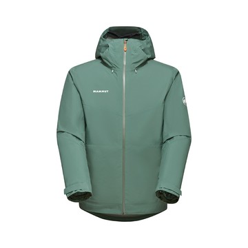 mammut 瑞士 hooded jacket af 男 兩件式防水保暖外套深玉石綠/綠樹林10