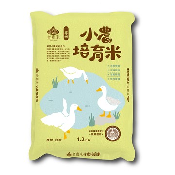 [家速配]金農米 小農培育米1.2kg