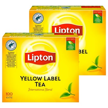 Lipton 立頓 黃牌紅茶  2g  100包  2盒