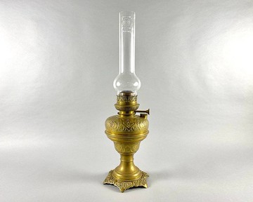 復古 L&B Brevete Marque Deposee 黃銅油燈 比利時 1970 年