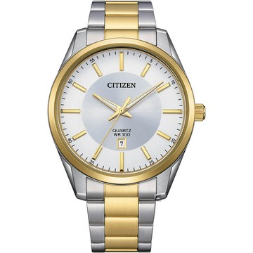CITIZEN 簡約三針 時尚腕錶 男錶 手錶-42mm雙色 BI1036-57A
