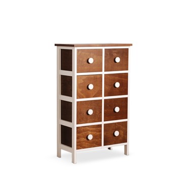 【C'est Chic】小鹿山莊桐木雙排八抽櫃-胡桃