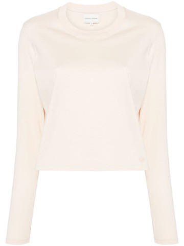 Loulou Studio - crew-neck cotton T-shirt - women - Pima Cotton - L - Pink