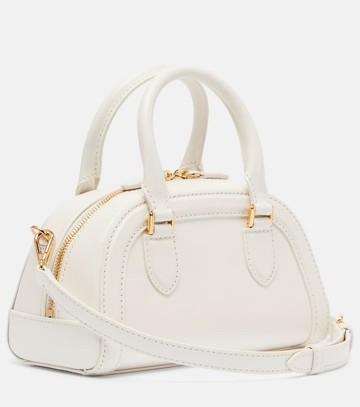 McQueen Birdee Mini leather tote bag