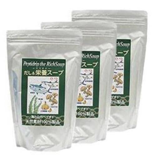 天然ペプチドリップ だし栄養スープ 500g　3個セット