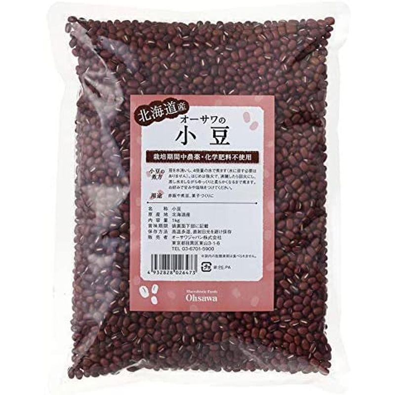 オーサワの国内産小豆 1kg×2個 JANコード:4932828026473