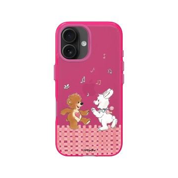 iPhone 16 Clear 粉漾桃 - Suzy's Zoo - Boof和Lulla的歡樂時光