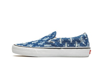 SLIP-ON SUPREME HOLE PUNCH DENIM BLUE