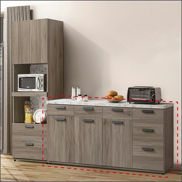 5.3尺餐櫃下座 櫥櫃 廚房櫃 電器櫃 微波爐櫃【275A8408】Leader傢居館275-8875