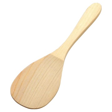 木創 KISOU 日本製 無塗裝檜木飯匙 19cm 小尺寸  1支  木色