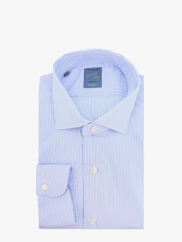 Cotton shirt with striped motif - BARBA - gender_Man