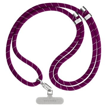 CASETiFY 織繩手機背帶 8mm 附墊片  1個  紫紅色