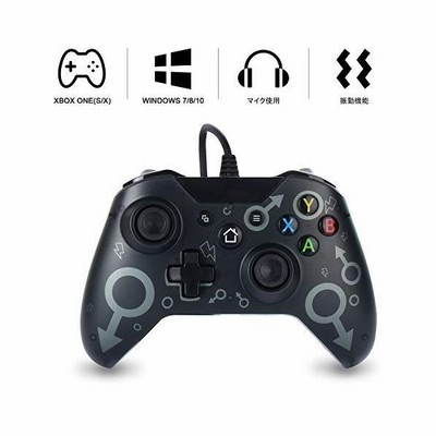 直営店限定 Xbox Oneコントローラー 有線 Usb接続コントローラー 有線ゲームパッド 振動機能搭載 Xbox One Xbox One S Xbox One X Pc対応 使用簡単 ブラッ 注目ブランド Hill Country Visitor Com
