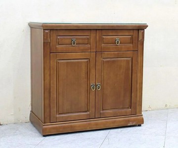 【歐風別館】香格里拉樟木全實木餐櫃【基隆至台中免運費】