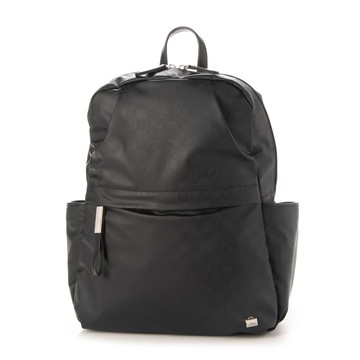 LA BAGAGERIE 字母印後背包（黑）_廠商直送