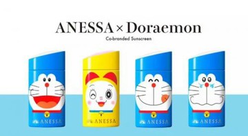 😋日本安耐曬 ANESSA X 哆啦A夢 限定隱藏版 金鑽高效防曬露 SPF50+/PA++++