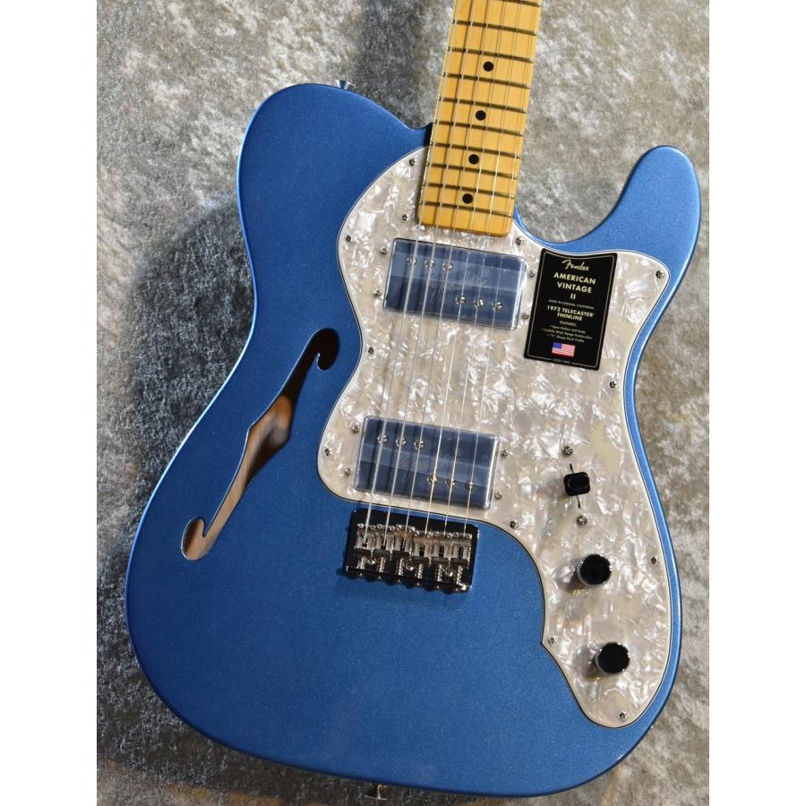 Fender American Vintage II 1972 Telecaster Thinline Lake Placid Blue #V13395