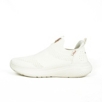 Fila Calmly [5-J356Z-115] 女 運動休閒鞋 懶人鞋 襪套式 緩震 米金