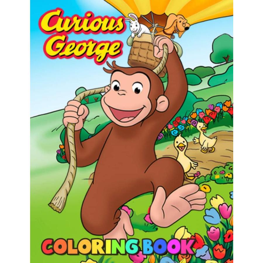 Cur??us G?org? Coloring Book: Great Gifts For Kids And Adults Who Love Cur?