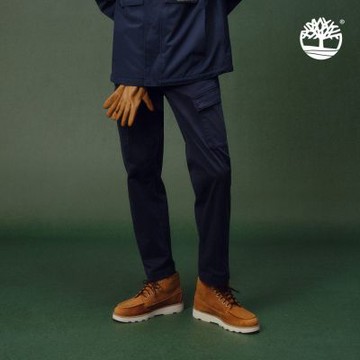 Timberland官方旗艦 男款藍色工裝長褲|A6H9F451