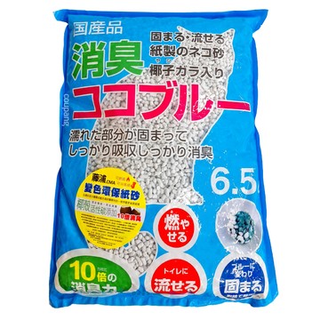 FUJIURA 藤浦 變色環保紙砂 椰殼活性碳  6.5L  1包
