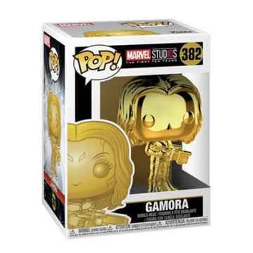 （卡司旗艦）FUNKO POP 382 漫威10週年 葛摩拉 金屬色 金色 葛摩菈 MARVEL GAMORA 代理版