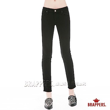 BRAPPERS 女款 LC-Cargo系列-彈性窄管褲-黑