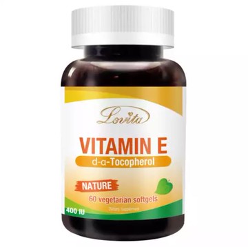 【Lovita 愛維他】天然維生素E-4001U（60顆/瓶）