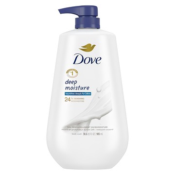 Dove 多芬 24hr深層保濕沐浴乳 905ml，長效保濕，溫和潔淨，全家適用  1件
